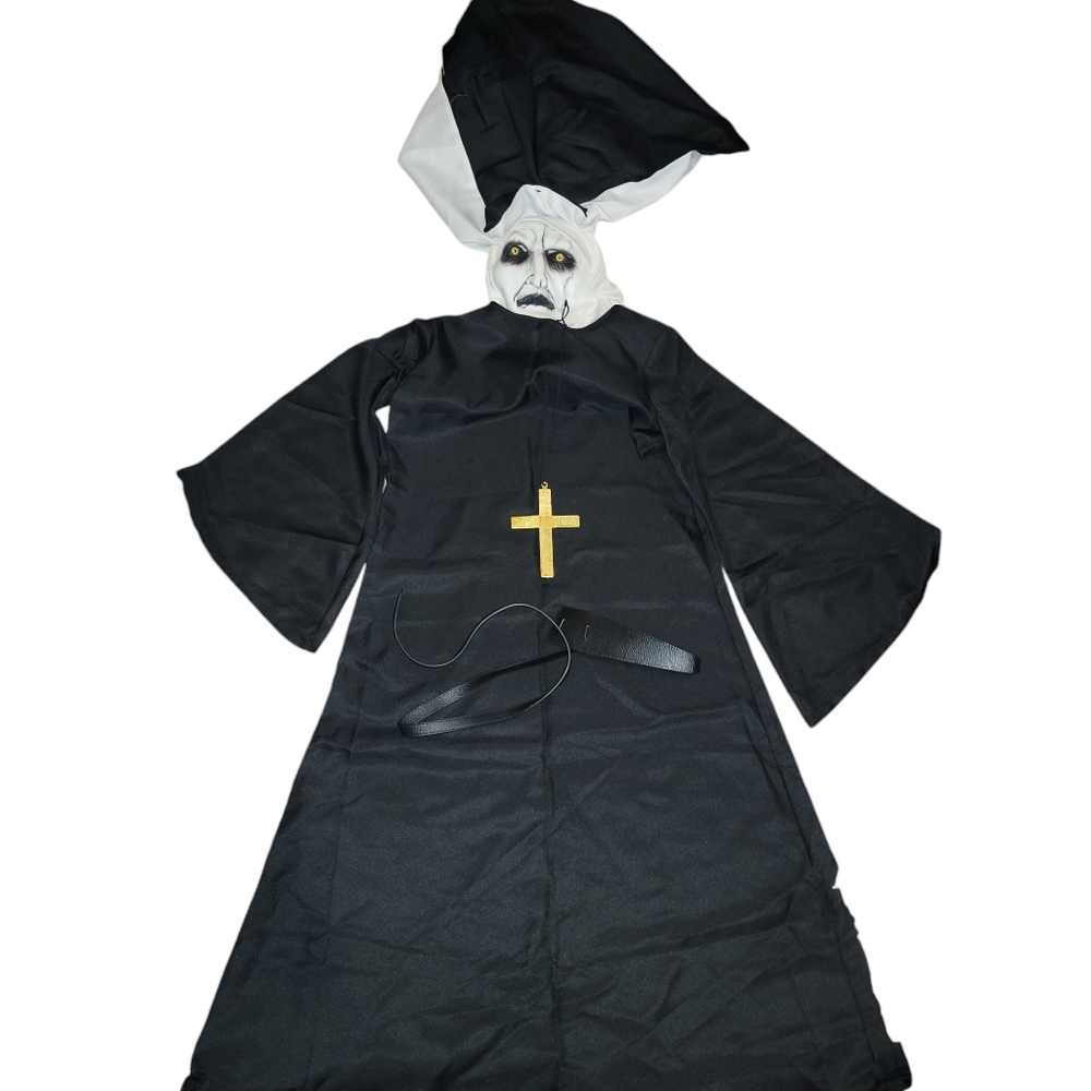 Halloween Scary Nun Costume for Women Size M